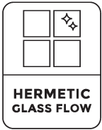 Characteristics Hermetic glass flow - STYLE 180 GAS - Klover